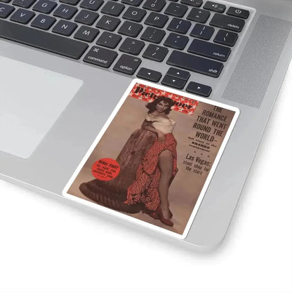 Debra Paget #511 - Debbie Picturegoer 12-11-54 Mag. Cover Promo Pic from ''The Gambler From Natchez'' '54 (Vintage Female Icon) STICKER Vinyl Kiss-Cut Decal - The Sticker Space