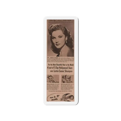 Debra Paget #520 - Magazine Clipping Shampoo Add Circa 50's (Vintage Female Icon) Refrigerator Magnet - The Sticker Space