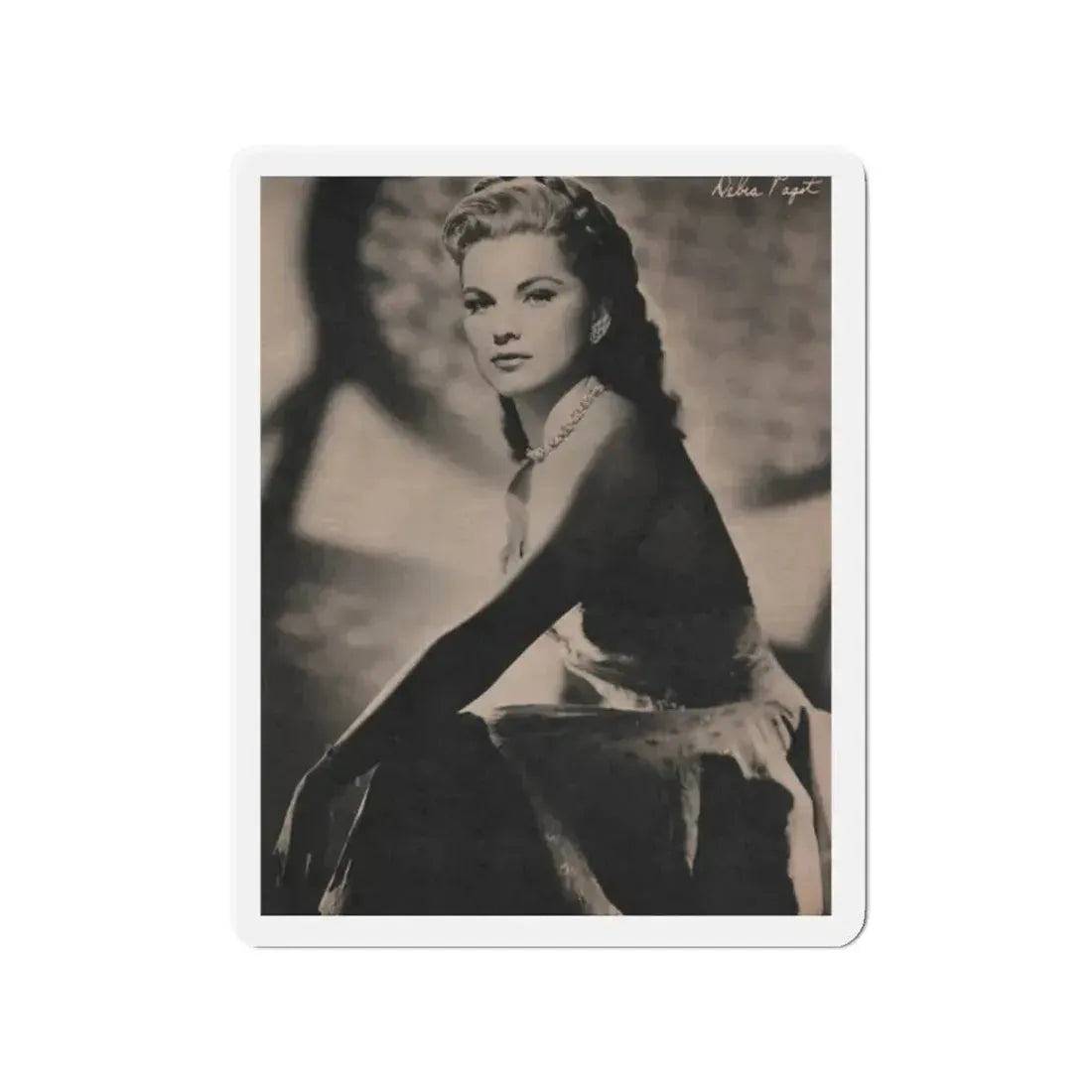 Debra Paget #523 - Magazine Page Circa 50's (Vintage Female Icon) Refrigerator Magnet 2 Inch Die-Cut - The Sticker Space