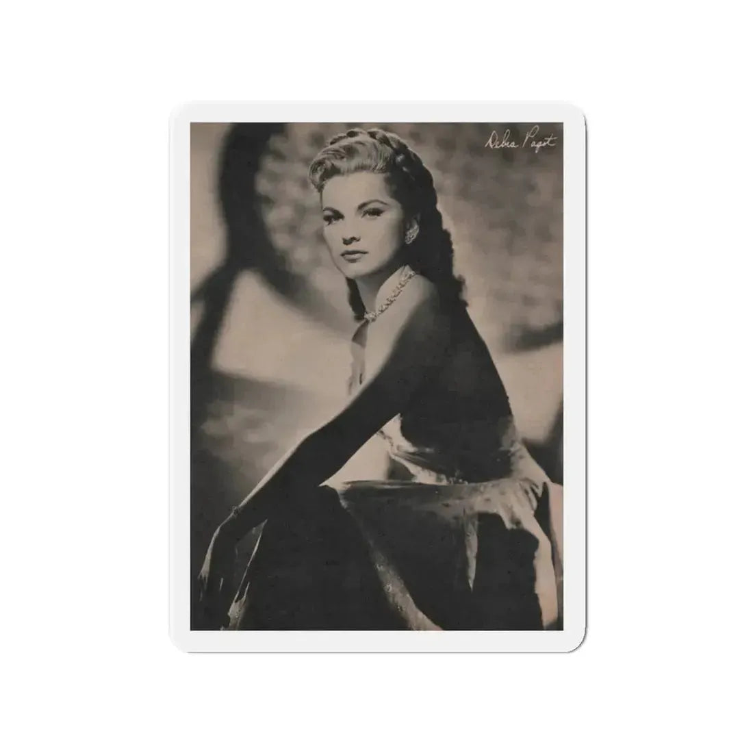 Debra Paget #523 - Magazine Page Circa 50's (Vintage Female Icon) Refrigerator Magnet 3 Inch Die-Cut - The Sticker Space