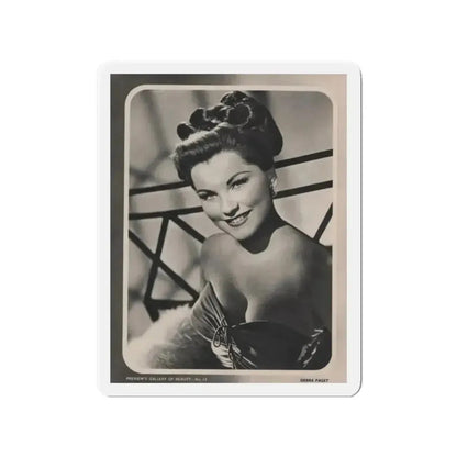 Debra Paget #524 - 1 B&W Glamour Promo Photo on Magazine Page Circa 50's (Vintage Female Icon) Refrigerator Magnet - The Sticker Space