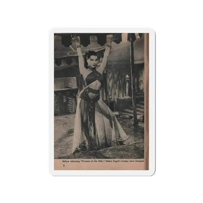 Debra Paget #526 - Show Pocket Mag. '55 - 1 B&W Photo & Caption (Vintage Female Icon) Refrigerator Magnet - The Sticker Space