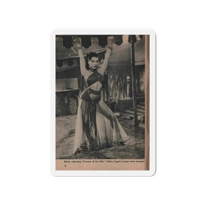 Debra Paget #526 - Show Pocket Mag. '55 - 1 B&W Photo & Caption (Vintage Female Icon) Refrigerator Magnet - The Sticker Space