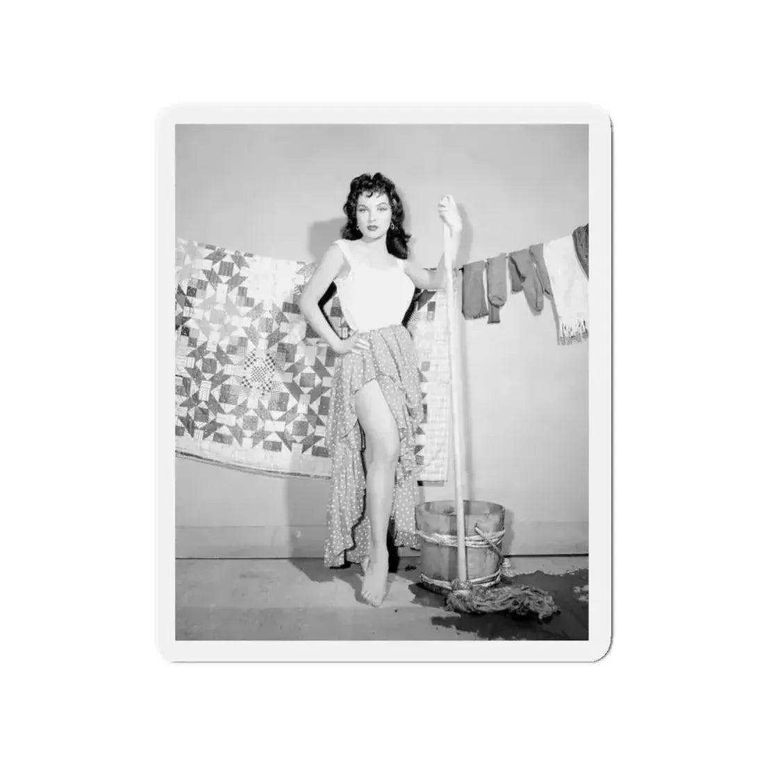 Debra Paget #529 (Vintage Female Icon) Refrigerator Magnet 3 Inch Die-Cut - The Sticker Space