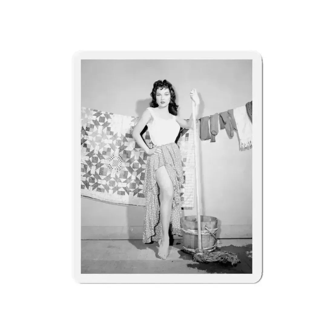 Debra Paget #529 (Vintage Female Icon) Refrigerator Magnet 6 Inch Die-Cut - The Sticker Space