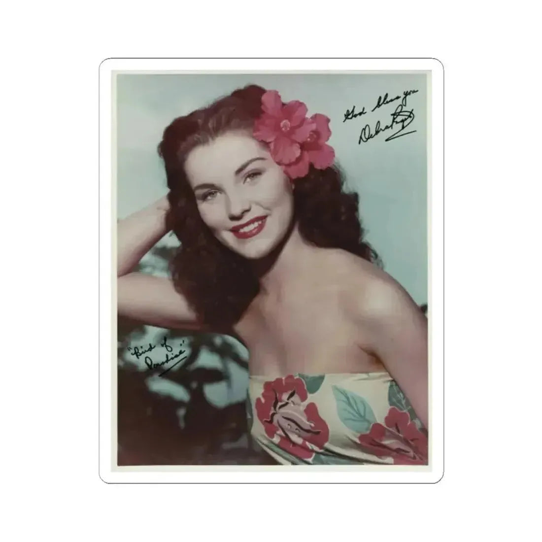 Debra Paget #532 (Vintage Female Icon) STICKER Vinyl Kiss-Cut Decal 2 Inch White - The Sticker Space