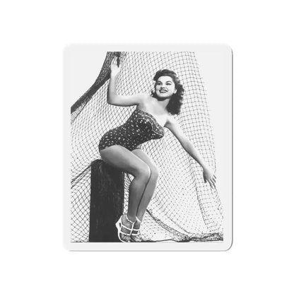 Debra Paget #536 (Vintage Female Icon) Refrigerator Magnet 5 Inch Die-Cut - The Sticker Space