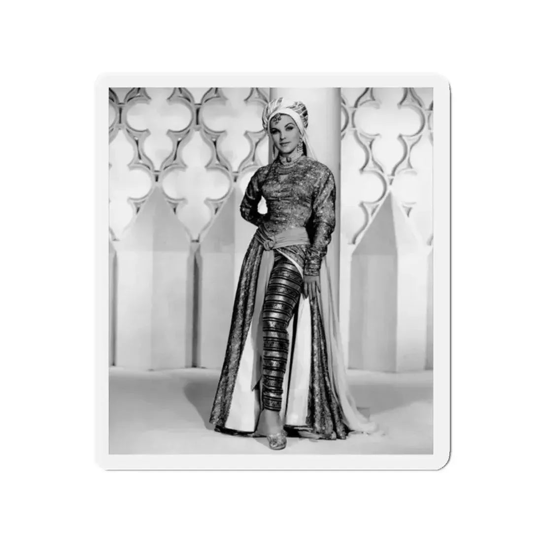 Debra Paget #537 (Vintage Female Icon) Refrigerator Magnet 2 Inch Die-Cut - The Sticker Space