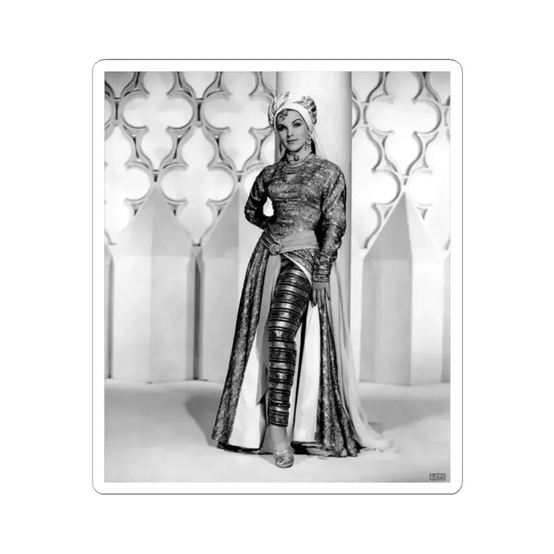 Debra Paget #537 (Vintage Female Icon) STICKER Vinyl Kiss-Cut Decal 2 Inch White - The Sticker Space