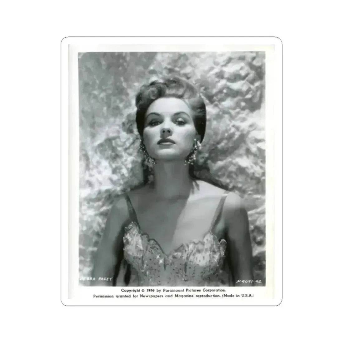 Debra Paget #545 (Vintage Female Icon) STICKER Vinyl Kiss-Cut Decal 2 Inch White - The Sticker Space