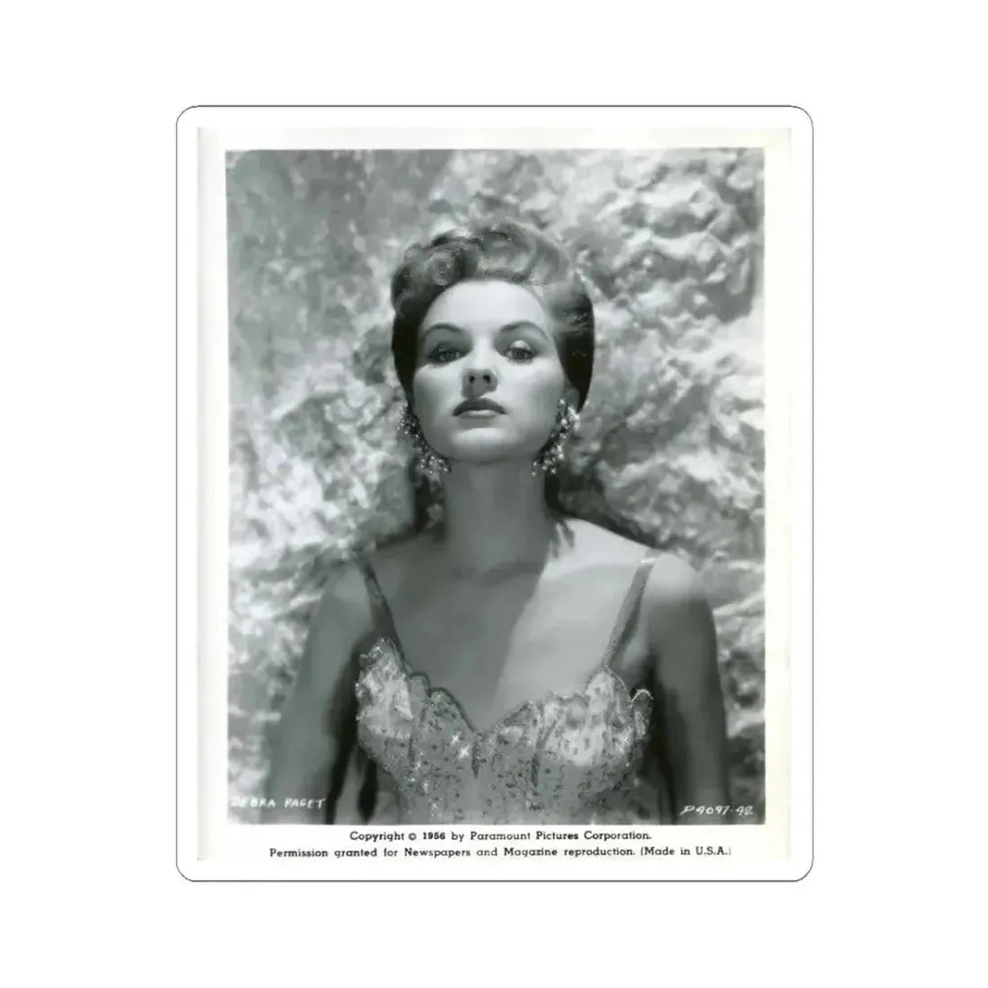 Debra Paget #545 (Vintage Female Icon) STICKER Vinyl Kiss-Cut Decal 3 Inch White - The Sticker Space