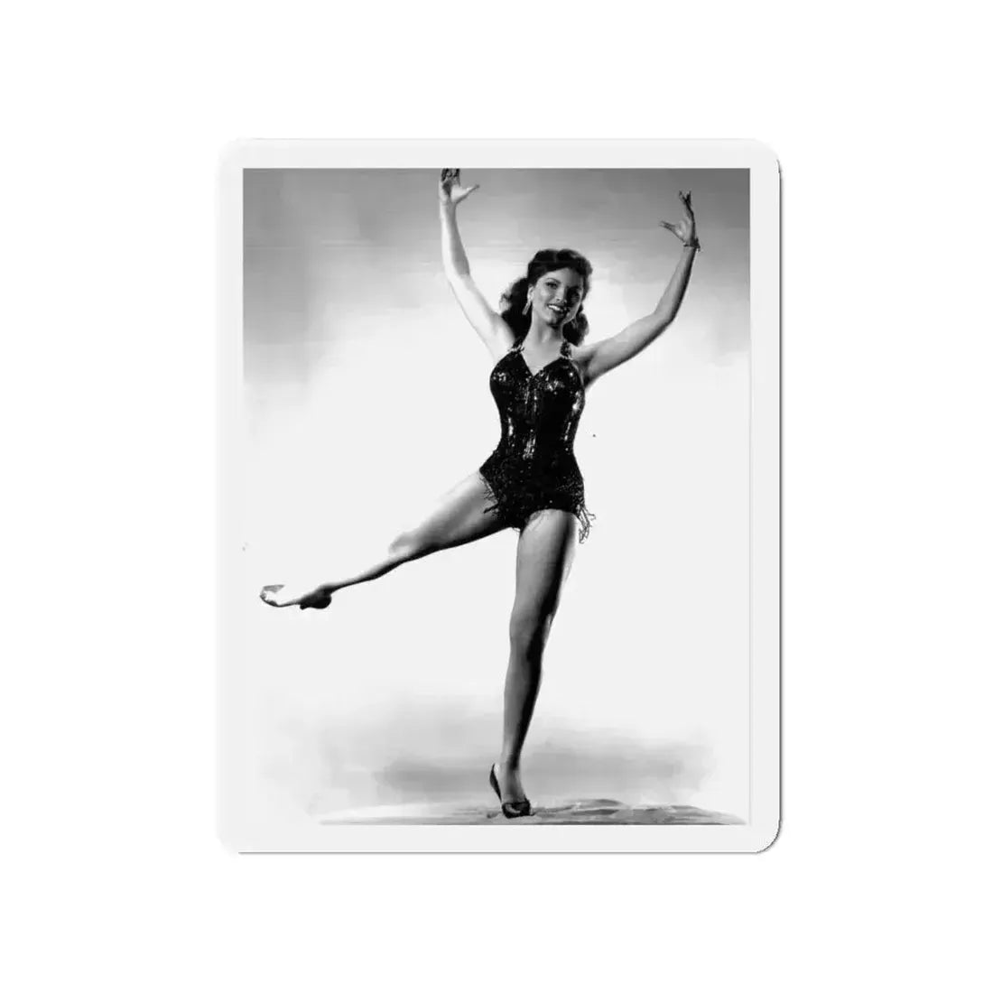 Debra Paget #550 (Vintage Female Icon) Refrigerator Magnet 4 Inch Die-Cut - The Sticker Space