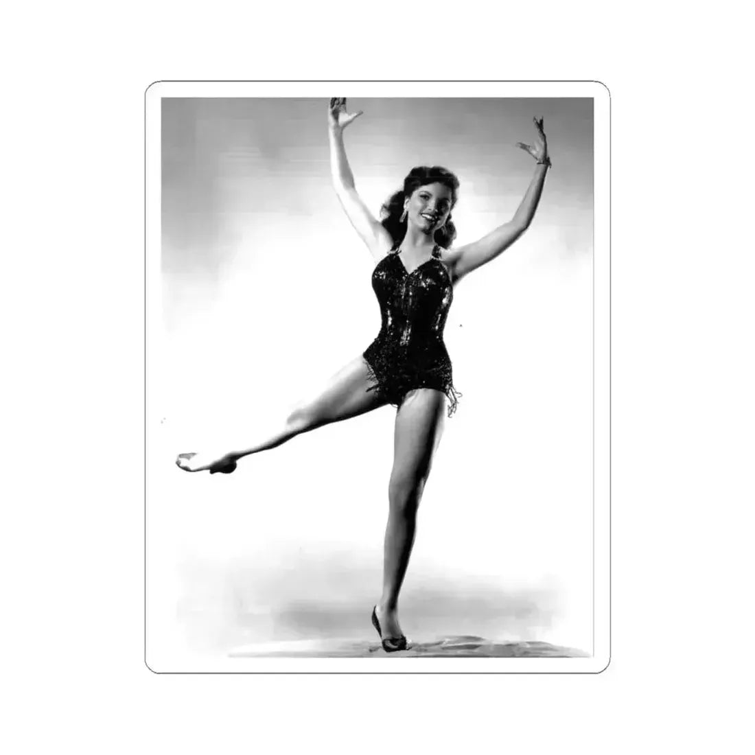 Debra Paget #550 (Vintage Female Icon) STICKER Vinyl Kiss-Cut Decal 3 Inch White - The Sticker Space