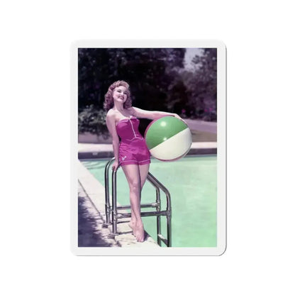 Debra Paget #590 (Vintage Female Icon) Refrigerator Magnet 3 Inch Die-Cut - The Sticker Space