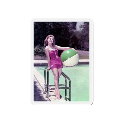 Debra Paget #590 (Vintage Female Icon) Refrigerator Magnet 5 Inch Die-Cut - The Sticker Space