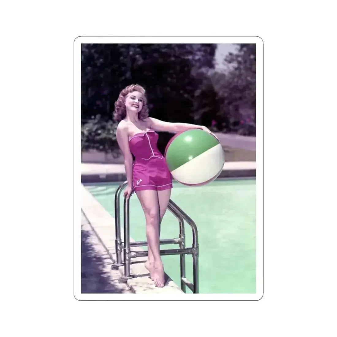 Debra Paget #590 (Vintage Female Icon) STICKER Vinyl Kiss-Cut Decal 3 Inch White - The Sticker Space