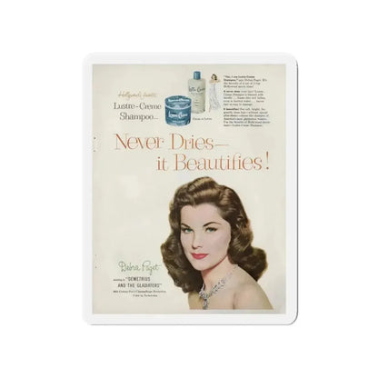 Debra Paget #596 - Original Lustre-Creme Shampoo Add from '54 1 (Vintage Female Icon) Refrigerator Magnet - The Sticker Space