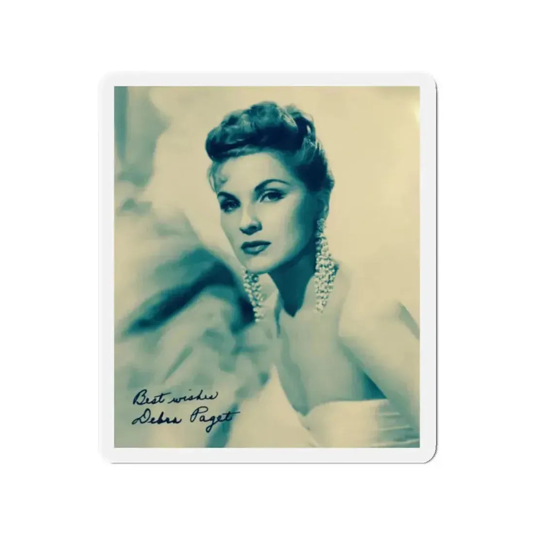 Debra Paget #605 (Vintage Female Icon) Refrigerator Magnet 2 Inch Die-Cut - The Sticker Space