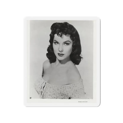 Debra Paget #609 - 8x10 B&W Upper Body Glamour Promo Photo for ''The Gambler From Natchez'' '54 (Vintage Female Icon) Refrigerator Magnet 2 Inch Die-Cut - The Sticker Space