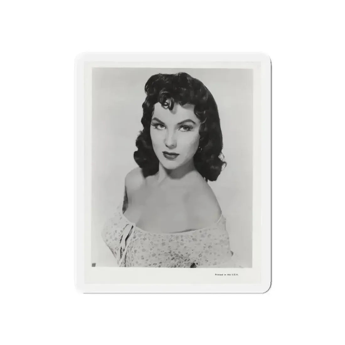 Debra Paget #609 - 8x10 B&W Upper Body Glamour Promo Photo for ''The Gambler From Natchez'' '54 (Vintage Female Icon) Refrigerator Magnet - The Sticker Space