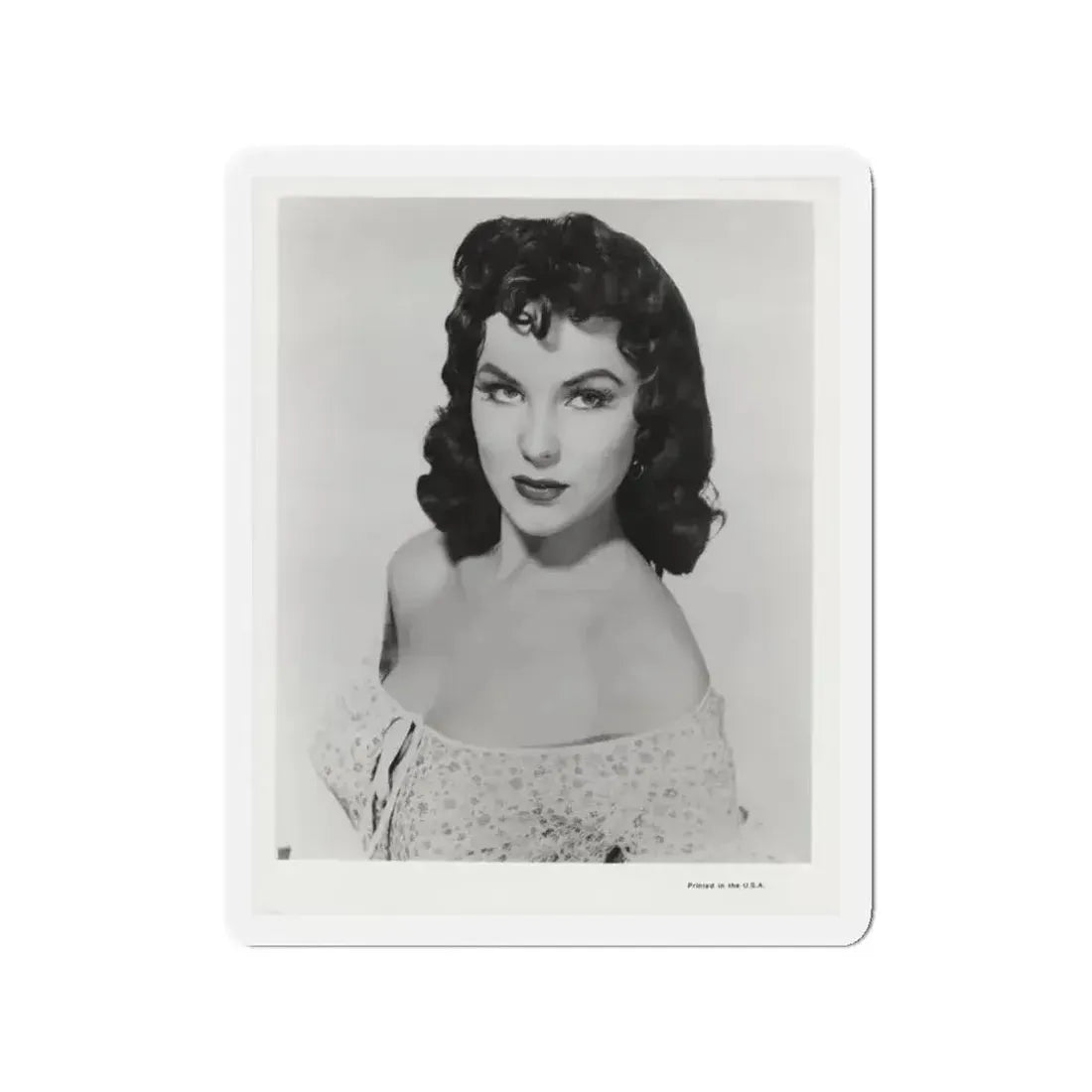 Debra Paget #609 - 8x10 B&W Upper Body Glamour Promo Photo for ''The Gambler From Natchez'' '54 (Vintage Female Icon) Refrigerator Magnet - The Sticker Space