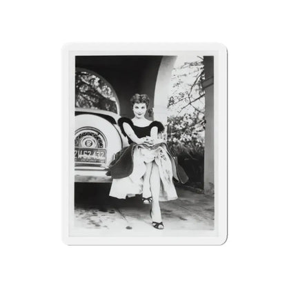 Debra Paget #610 - 8x10 B&W Full Body Glamour Promo Photo circa 50's (Vintage Female Icon) Refrigerator Magnet - The Sticker Space