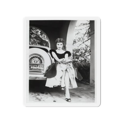 Debra Paget #610 - 8x10 B&W Full Body Glamour Promo Photo circa 50's (Vintage Female Icon) Refrigerator Magnet - The Sticker Space