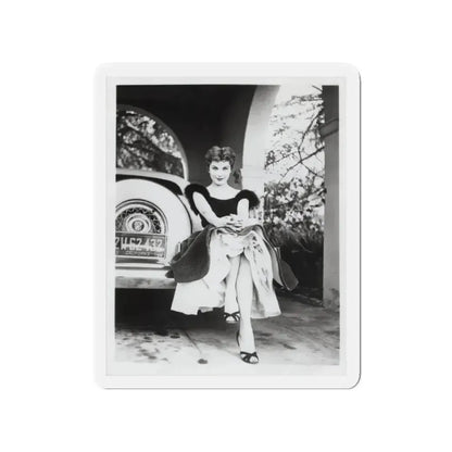 Debra Paget #610 - 8x10 B&W Full Body Glamour Promo Photo circa 50's (Vintage Female Icon) Refrigerator Magnet - The Sticker Space