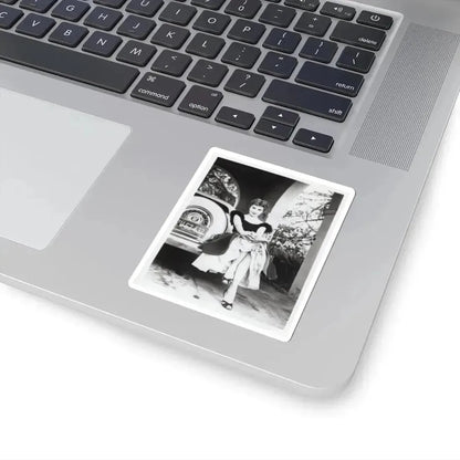 Debra Paget #610 - 8x10 B&W Full Body Glamour Promo Photo circa 50's (Vintage Female Icon) STICKER Vinyl Kiss-Cut Decal - The Sticker Space