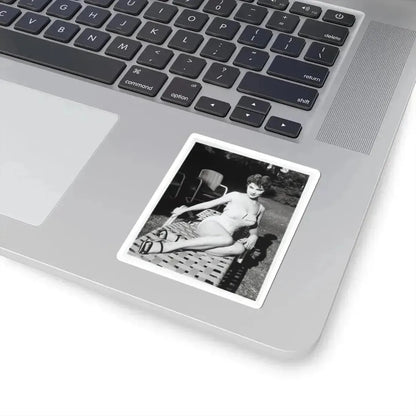Debra Paget #611 - 8x10 B&W Full Body Pin-Up Promo Photo circa 50's (Vintage Female Icon) STICKER Vinyl Kiss-Cut Decal - The Sticker Space
