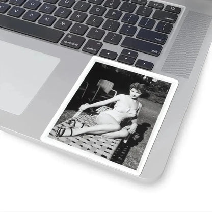 Debra Paget #611 - 8x10 B&W Full Body Pin-Up Promo Photo circa 50's (Vintage Female Icon) STICKER Vinyl Kiss-Cut Decal - The Sticker Space