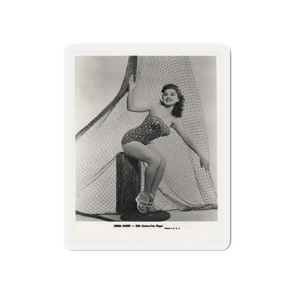 Debra Paget #612 - 8x10 B&W Full Body Pin-Up Promo Photo circa 50's (Vintage Female Icon) Refrigerator Magnet 5 Inch Die-Cut - The Sticker Space