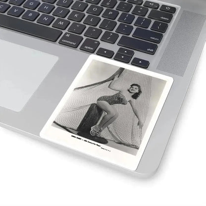 Debra Paget #612 - 8x10 B&W Full Body Pin-Up Promo Photo circa 50's (Vintage Female Icon) STICKER Vinyl Kiss-Cut Decal - The Sticker Space