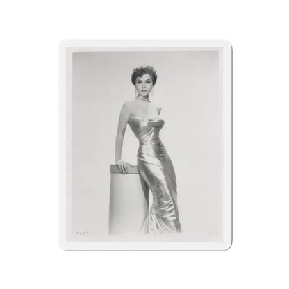 Debra Paget #615 - 8x10 B&W Full Body Mostly Glamour Promo Photo circa 50's (Vintage Female Icon) Refrigerator Magnet 3 Inch Die-Cut - The Sticker Space