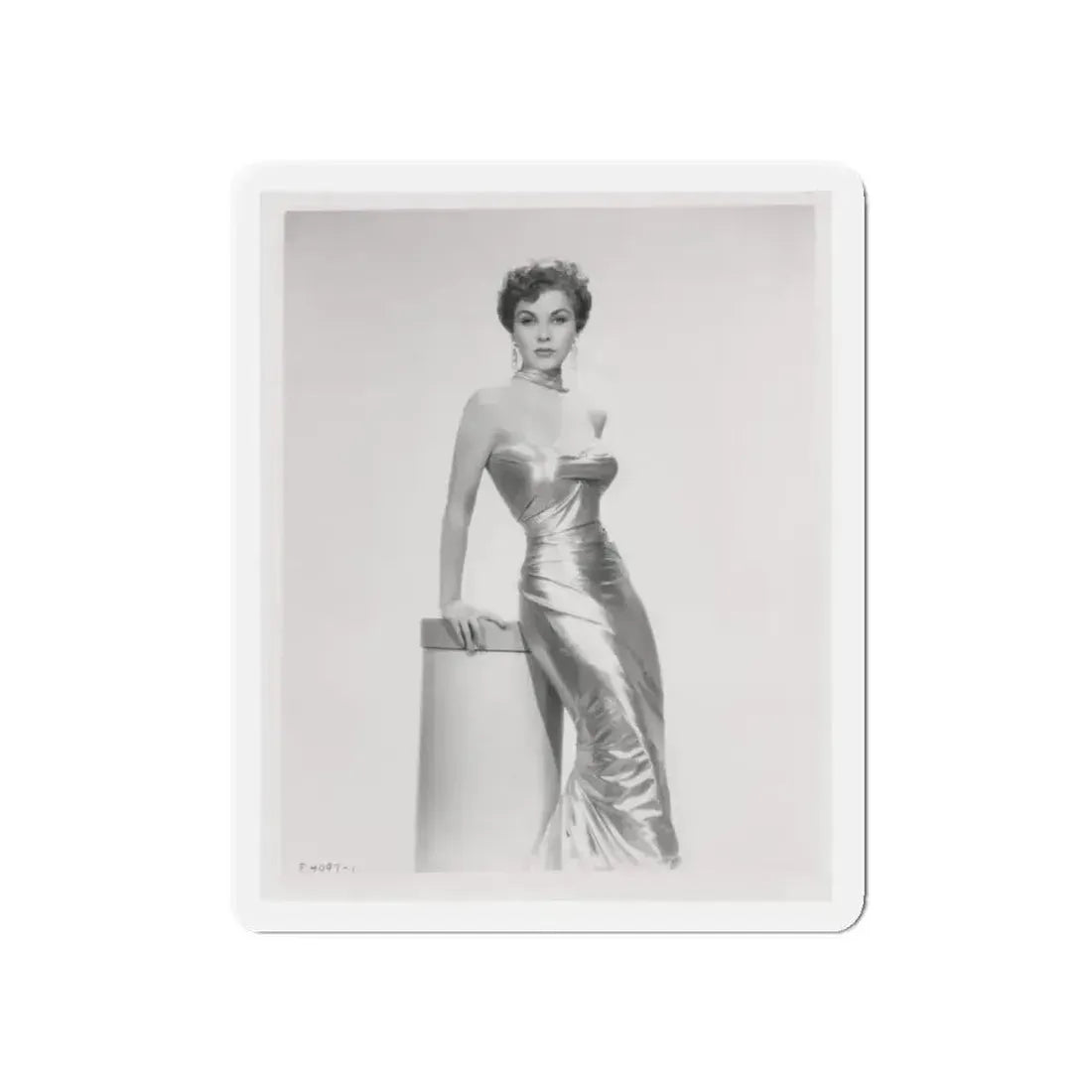 Debra Paget #615 - 8x10 B&W Full Body Mostly Glamour Promo Photo circa 50's (Vintage Female Icon) Refrigerator Magnet - The Sticker Space