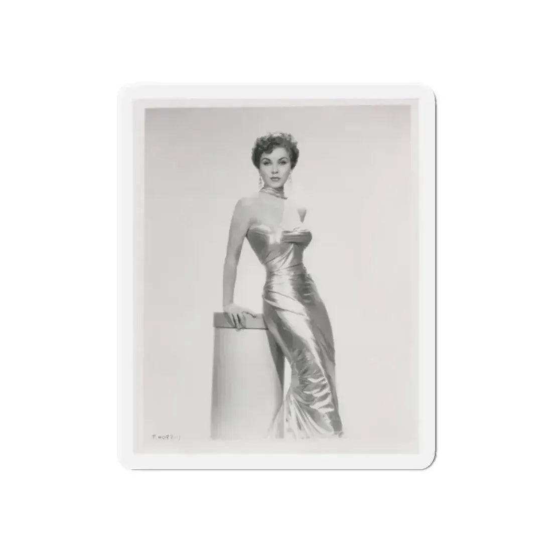 Debra Paget #615 - 8x10 B&W Full Body Mostly Glamour Promo Photo circa 50's (Vintage Female Icon) Refrigerator Magnet - The Sticker Space