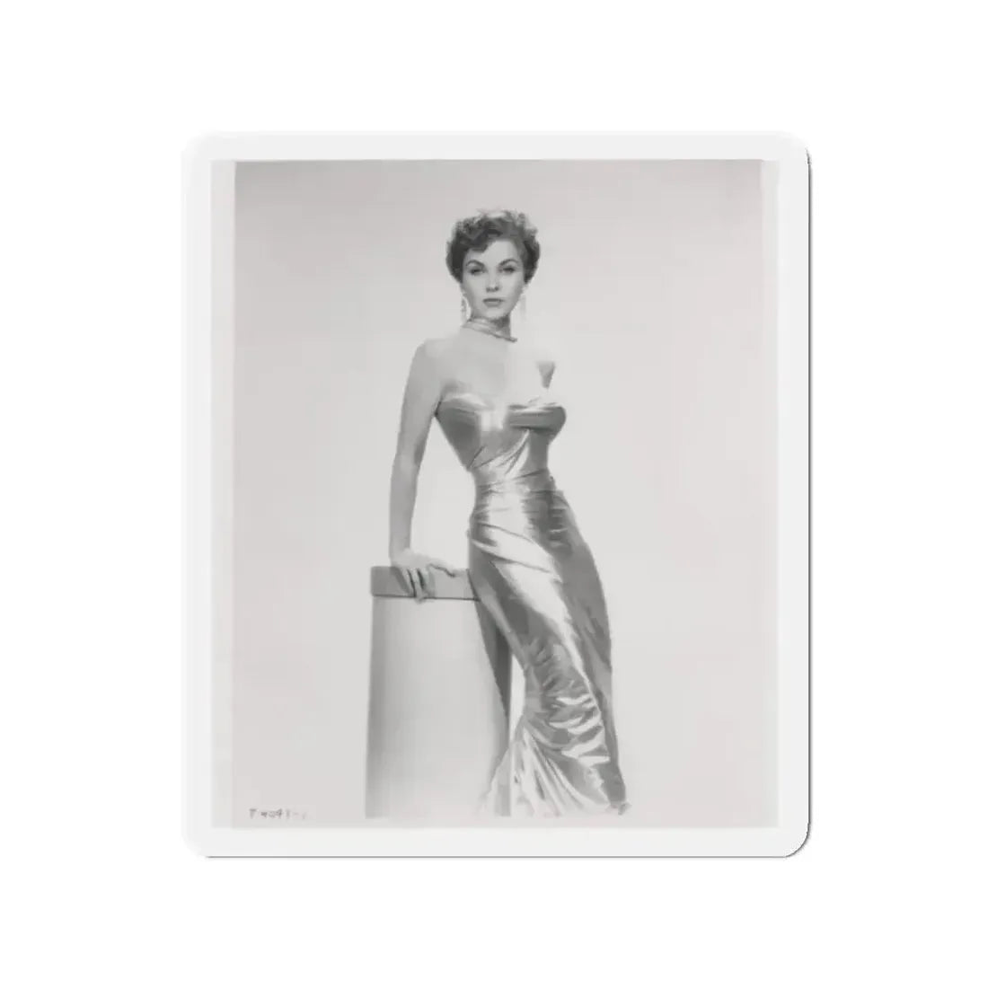 Debra Paget #615 - 8x10 B&W Full Body Mostly Glamour Promo Photo circa 50's (Vintage Female Icon) Refrigerator Magnet - The Sticker Space