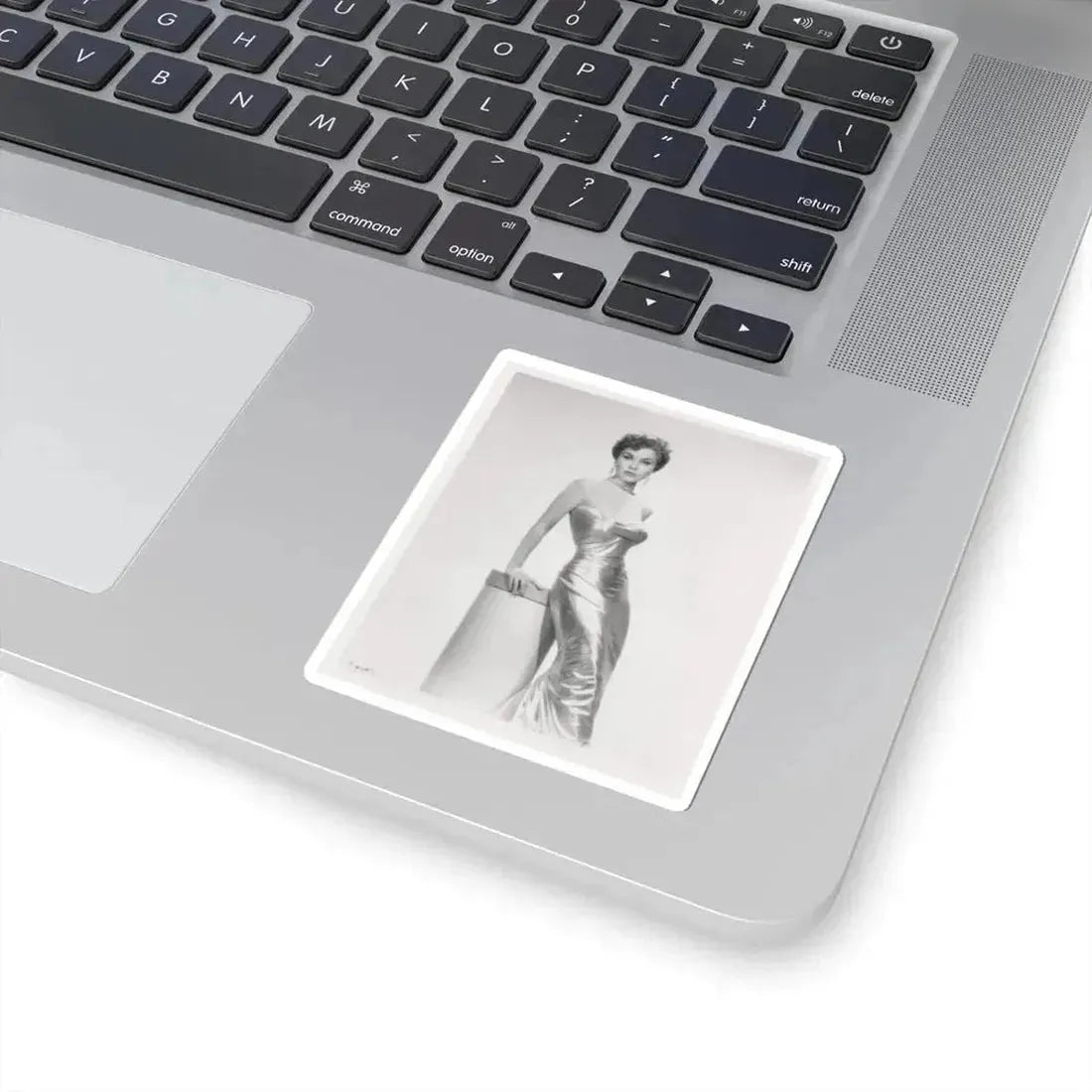 Debra Paget #615 - 8x10 B&W Full Body Mostly Glamour Promo Photo circa 50's (Vintage Female Icon) STICKER Vinyl Kiss-Cut Decal - The Sticker Space