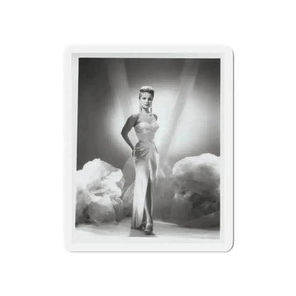 Debra Paget #616 - 8x10 B&W Full Body Glamour Promo Photo circa 50's (Vintage Female Icon) Refrigerator Magnet 6 Inch Die-Cut - The Sticker Space