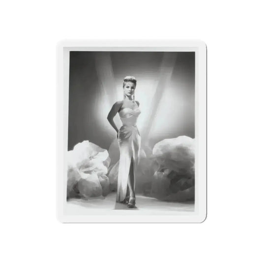 Debra Paget #616 - 8x10 B&W Full Body Glamour Promo Photo circa 50's (Vintage Female Icon) Refrigerator Magnet 6 Inch Die-Cut - The Sticker Space