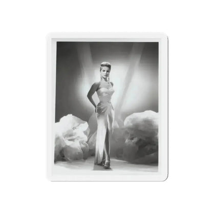 Debra Paget #616 - 8x10 B&W Full Body Glamour Promo Photo circa 50's (Vintage Female Icon) Refrigerator Magnet - The Sticker Space