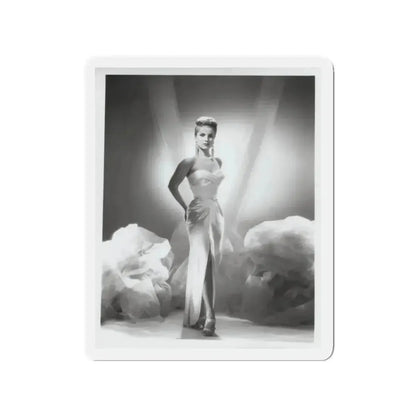 Debra Paget #616 - 8x10 B&W Full Body Glamour Promo Photo circa 50's (Vintage Female Icon) Refrigerator Magnet - The Sticker Space