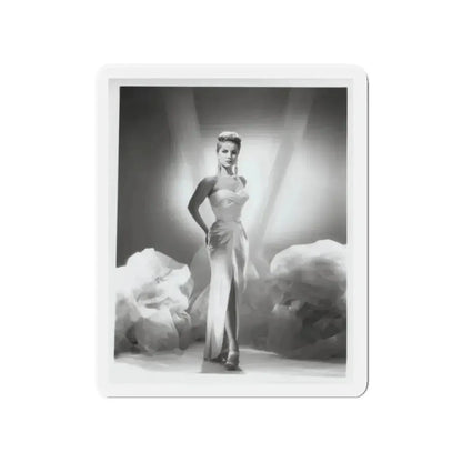 Debra Paget #616 - 8x10 B&W Full Body Glamour Promo Photo circa 50's (Vintage Female Icon) Refrigerator Magnet - The Sticker Space