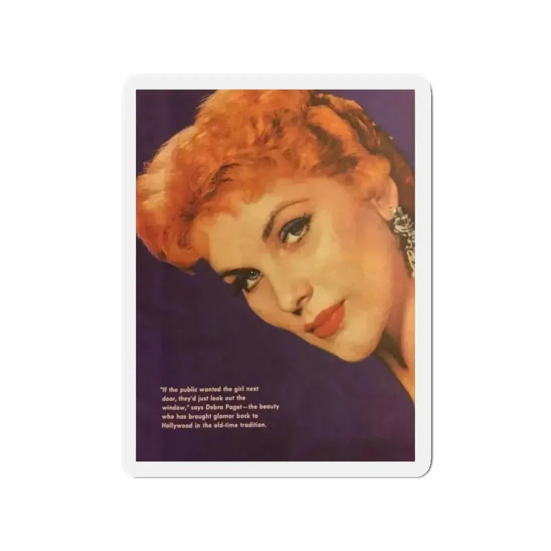Debra Paget #618 (Vintage Female Icon) Refrigerator Magnet - The Sticker Space