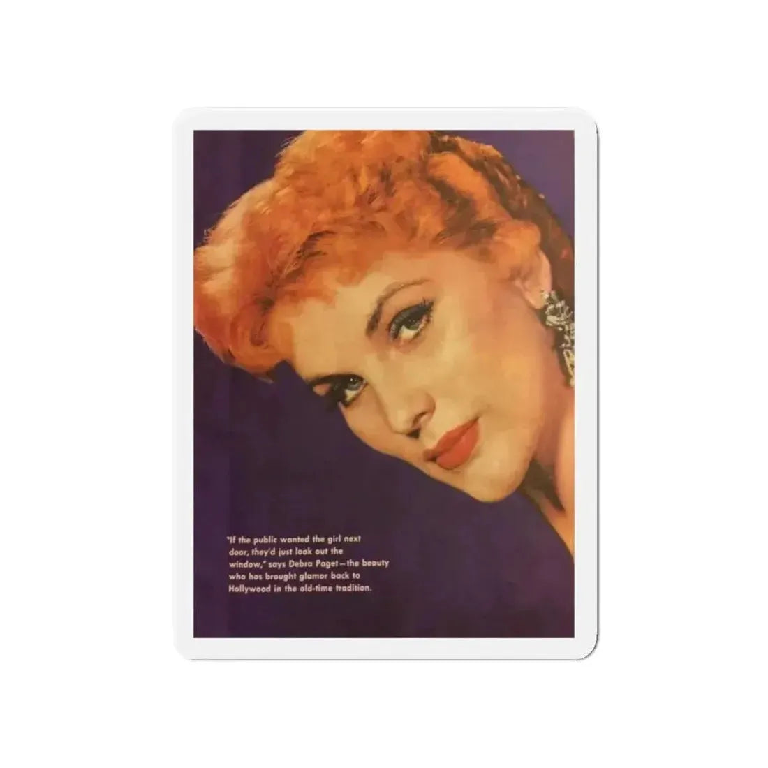 Debra Paget #618 (Vintage Female Icon) Refrigerator Magnet - The Sticker Space