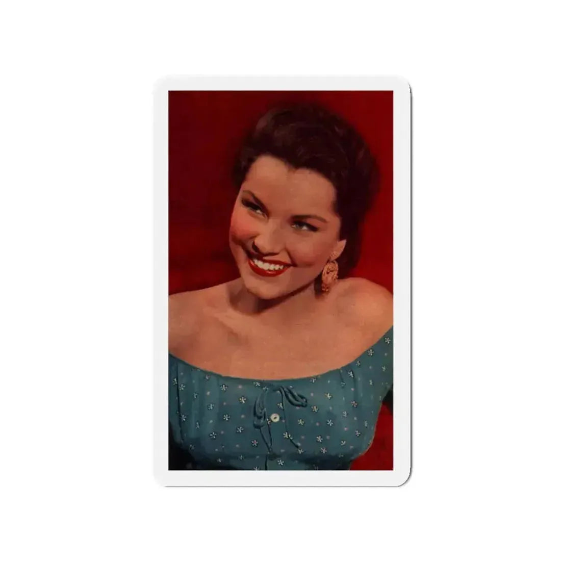 Debra Paget #624 (Vintage Female Icon) Refrigerator Magnet 2 Inch Die-Cut - The Sticker Space