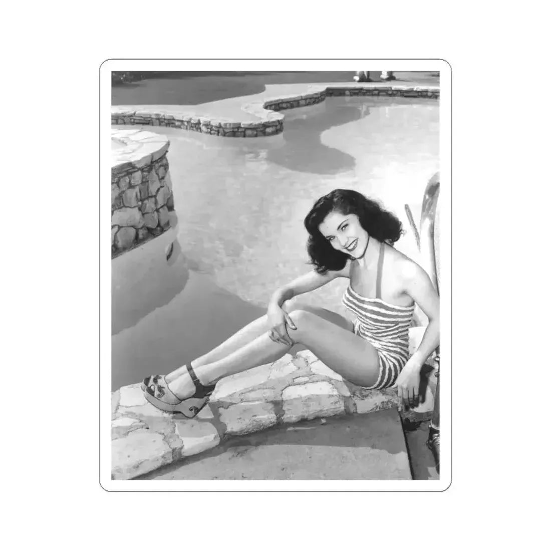 Debra Paget #629 (Vintage Female Icon) STICKER Vinyl Kiss-Cut Decal 4 Inch White - The Sticker Space