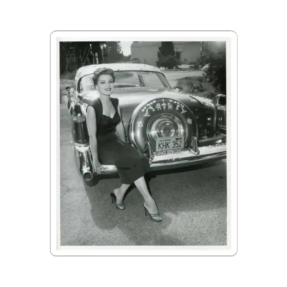 Debra Paget #649 (Vintage Female Icon) STICKER Vinyl Kiss-Cut Decal 2 Inch White - The Sticker Space