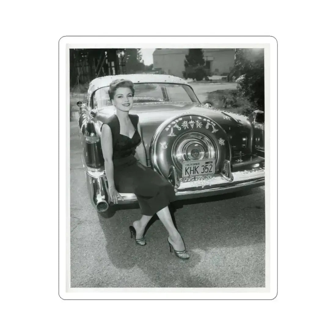 Debra Paget #649 (Vintage Female Icon) STICKER Vinyl Kiss-Cut Decal 4 Inch White - The Sticker Space