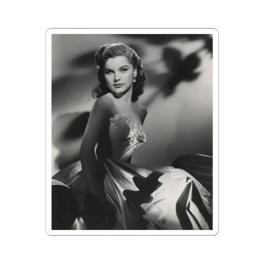 Debra Paget #655 - Original 7x9 Vintage B&W Glamour Photo from 7-11-55 (Vintage Female Icon) STICKER Vinyl Kiss-Cut Decal 2 Inch White - The Sticker Space